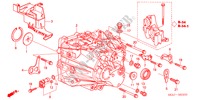 TRANSMISSIE HUIS voor Honda ACCORD TOURER 2.4 EXECUTIVE 5 deuren 6-versnellings handgeschakelde versnellingsbak 2003
