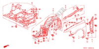 VOOR KAPPEN (2) voor Honda ACCORD TOURER 2.2 SPORT 5 deuren 5-versnellings handgeschakelde versnellingsbak 2005