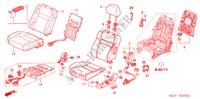 VOOR ZITTING(L.)(LH)(1) voor Honda ACCORD TOURER 2.0 SPORT 5 deuren 5-traps automatische versnellingsbak 2003