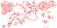WATERSLANG(DIESEL) voor Honda ACCORD TOURER 2.2 SPORT 5 deuren 5-versnellings handgeschakelde versnellingsbak 2004