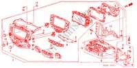 CENTER MODULE(NAVY) voor Honda ACCORD TOURER 2.0 EXECUTIVE 5 deuren 5-traps automatische versnellingsbak 2007