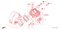 GAS HUIS(2.0L) voor Honda ACCORD TOURER 2.0 EXECUTIVE 5 deuren 5-versnellings handgeschakelde versnellingsbak 2007