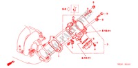 GAS HUIS(2.4L) voor Honda ACCORD TOURER 2.4 EXECUTIVE 5 deuren 5-traps automatische versnellingsbak 2006