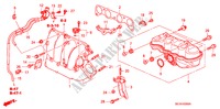 INLAAT SPRUITSTUK(2.0L) voor Honda ACCORD TOURER 2.0 COMFORT 5 deuren 5-traps automatische versnellingsbak 2006