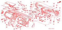 INSTRUMENTEN PANEEL(RH) voor Honda ACCORD TOURER 2.2 EXECUTIVE 5 deuren 6-versnellings handgeschakelde versnellingsbak 2007