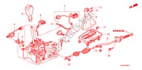 KEUZEHENDEL(RH) voor Honda ACCORD TOURER 2.0 SE 5 deuren 5-traps automatische versnellingsbak 2006