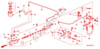 KOPPELING HOOFDCILINDER (RH) voor Honda ACCORD TOURER 2.4 TYPE S 5 deuren 6-versnellings handgeschakelde versnellingsbak 2006