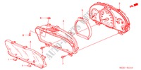 METER KOMPONENTEN(NS) voor Honda ACCORD TOURER 2.2 EXECUTIVE 5 deuren 6-versnellings handgeschakelde versnellingsbak 2007