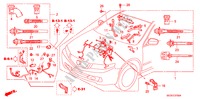 MOTOR BEDRADINGSBUNDEL(LH) (DIESEL) voor Honda ACCORD TOURER 2.2 SPORT SE 5 deuren 6-versnellings handgeschakelde versnellingsbak 2008