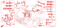 MOTOR BEDRADINGSBUNDEL(LH) voor Honda ACCORD TOURER 2.4 EXECUTIVE 5 deuren 6-versnellings handgeschakelde versnellingsbak 2007