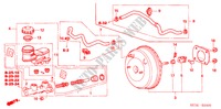 REM HOOFDCILINDER/ HOOFDSPANNING(LH) voor Honda ACCORD TOURER 2.0 EXECUTIVE 5 deuren 5-versnellings handgeschakelde versnellingsbak 2007