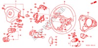 STUURWIEL(SRS) (1) voor Honda ACCORD TOURER 2.0 COMFORT 5 deuren 5-traps automatische versnellingsbak 2008