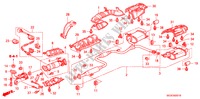 UITLAATPIJP(2.4L) voor Honda ACCORD TOURER 2.4 TYPE S 5 deuren 5-traps automatische versnellingsbak 2006