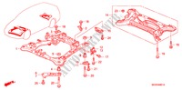 VOOR BALK/ACHTER BALK (DIESEL) voor Honda ACCORD TOURER 2.2 EXECUTIVE 5 deuren 6-versnellings handgeschakelde versnellingsbak 2007