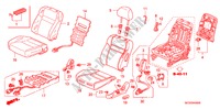 VOOR ZITTING(L.)(LH)(1) voor Honda ACCORD TOURER 2.4 TYPE S 5 deuren 5-traps automatische versnellingsbak 2006