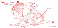 DOORVOERTULLE(ACHTER) voor Honda CITY LXI 4 deuren 5-versnellings handgeschakelde versnellingsbak 2004