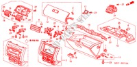 INSTRUMENTEN AFWERKING(PASSAGIERZIJKANT) voor Honda CITY EXI 4 deuren 5-versnellings handgeschakelde versnellingsbak 2004