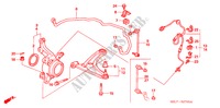 VOOR STABILISATOR/ VOOR ONDER ARM voor Honda CITY LXI 4 deuren 5-versnellings handgeschakelde versnellingsbak 2005
