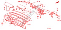 INSTRUMENTEN PANEEL(LH) voor Honda CITY 1.4 LS 4 deuren CVT versnellingsbak 2007