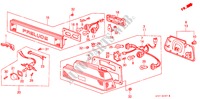 ACHTERLICHT/ACHTER LICHT (PGM FI) voor Honda PRELUDE 2.0SI 2 deuren 4-traps automatische versnellingsbak 1987