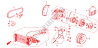 AIRCONDITIONER (COMPRESSOR) voor Honda PRELUDE STD 2 deuren 5-versnellings handgeschakelde versnellingsbak 1986