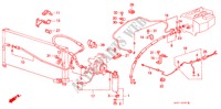 AIRCONDITIONER (SLANGEN/PIJPEN)(PGM FI) voor Honda PRELUDE 2.0SI 2 deuren 5-versnellings handgeschakelde versnellingsbak 1987