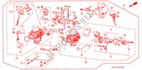 CARBURATEUR voor Honda PRELUDE EX 2 deuren 4-traps automatische versnellingsbak 1986