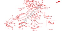 CONSOLE voor Honda PRELUDE 2.0SI 2 deuren 4-traps automatische versnellingsbak 1987