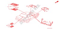 INTERIEUR VERLICHTING voor Honda PRELUDE EX 2 deuren 4-traps automatische versnellingsbak 1987