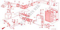 LUCHTFILTER(PGM FI) voor Honda PRELUDE 2.0I-16 2 deuren 5-versnellings handgeschakelde versnellingsbak 1987