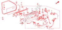 PORTIER VOERING voor Honda PRELUDE 2.0I-16 2 deuren 5-versnellings handgeschakelde versnellingsbak 1987