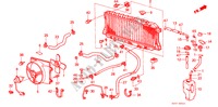RADIATEUR(PGM FI) voor Honda PRELUDE 2.0SI 2 deuren 4-traps automatische versnellingsbak 1986