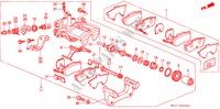 ACHTER REMKLAUW voor Honda PRELUDE 2.0EX 2 deuren 5-versnellings handgeschakelde versnellingsbak 1988
