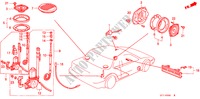 ANTENNE voor Honda PRELUDE 2.0I-16 4WS 2 deuren 5-versnellings handgeschakelde versnellingsbak 1988