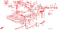 BRANDSTOF TANK voor Honda PRELUDE 2.0I-16 2 deuren 4-traps automatische versnellingsbak 1989
