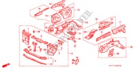 CHASSIS STRUKTUUR(1) voor Honda PRELUDE 2.0I-16 4WS 2 deuren 5-versnellings handgeschakelde versnellingsbak 1988