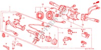 COMBINATIESCHAKELAAR voor Honda PRELUDE 2.0I-16 2 deuren 5-versnellings handgeschakelde versnellingsbak 1988
