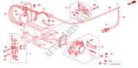GAS HUIS(PGM FI) (1) voor Honda PRELUDE 2.0I-16 2 deuren 4-traps automatische versnellingsbak 1990