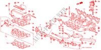 INLAAT SPRUITSTUK(2) (PGM FI) voor Honda PRELUDE 2.0I-16 2 deuren 5-versnellings handgeschakelde versnellingsbak 1988