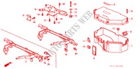 REGELBOX AFDEKKING(1) voor Honda PRELUDE 2.0EX 4WS 2 deuren 4-traps automatische versnellingsbak 1990