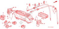 SCHAKELAAR(1) voor Honda PRELUDE 2.0EX 2 deuren 4-traps automatische versnellingsbak 1989