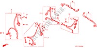 VEILIGHEIDSGORDEL voor Honda PRELUDE 2.0I-16 4WS 2 deuren 4-traps automatische versnellingsbak 1990