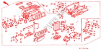 VERWARMINGSEENHEID voor Honda PRELUDE 2.0I-16 4WS 2 deuren 4-traps automatische versnellingsbak 1990