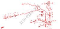 VOOR STABILISATOR/ VOOR ONDER ARM voor Honda PRELUDE 2.0EX 2 deuren 5-versnellings handgeschakelde versnellingsbak 1988
