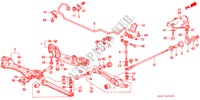 ACHTER STABILISATOR/ACHTER ONDER ARM voor Honda PRELUDE 2.0I-16 2 deuren 5-versnellings handgeschakelde versnellingsbak 1991