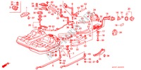 BRANDSTOF TANK voor Honda PRELUDE 2.0I-16 2 deuren 5-versnellings handgeschakelde versnellingsbak 1991