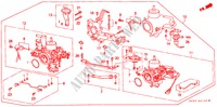 CARBURATEUR(1) voor Honda PRELUDE 2.0EX 4WS 2 deuren 4-traps automatische versnellingsbak 1991