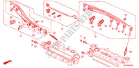 HOOG SPANNINGSSNOER/ BOUGIE voor Honda PRELUDE 2.0EX 2 deuren 4-traps automatische versnellingsbak 1991