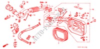 LUCHTFILTER(1) voor Honda PRELUDE 2.0EX 2 deuren 4-traps automatische versnellingsbak 1991
