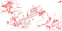 PORTIER SLOTEN voor Honda PRELUDE 2.0I-16 2 deuren 4-traps automatische versnellingsbak 1991